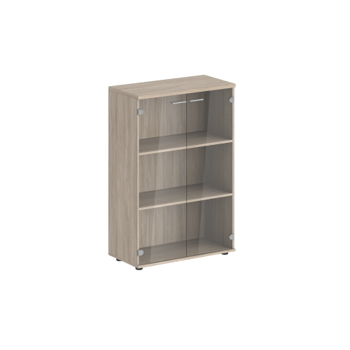 Шкаф средний со стеклом из ХДФ 800x400x1200